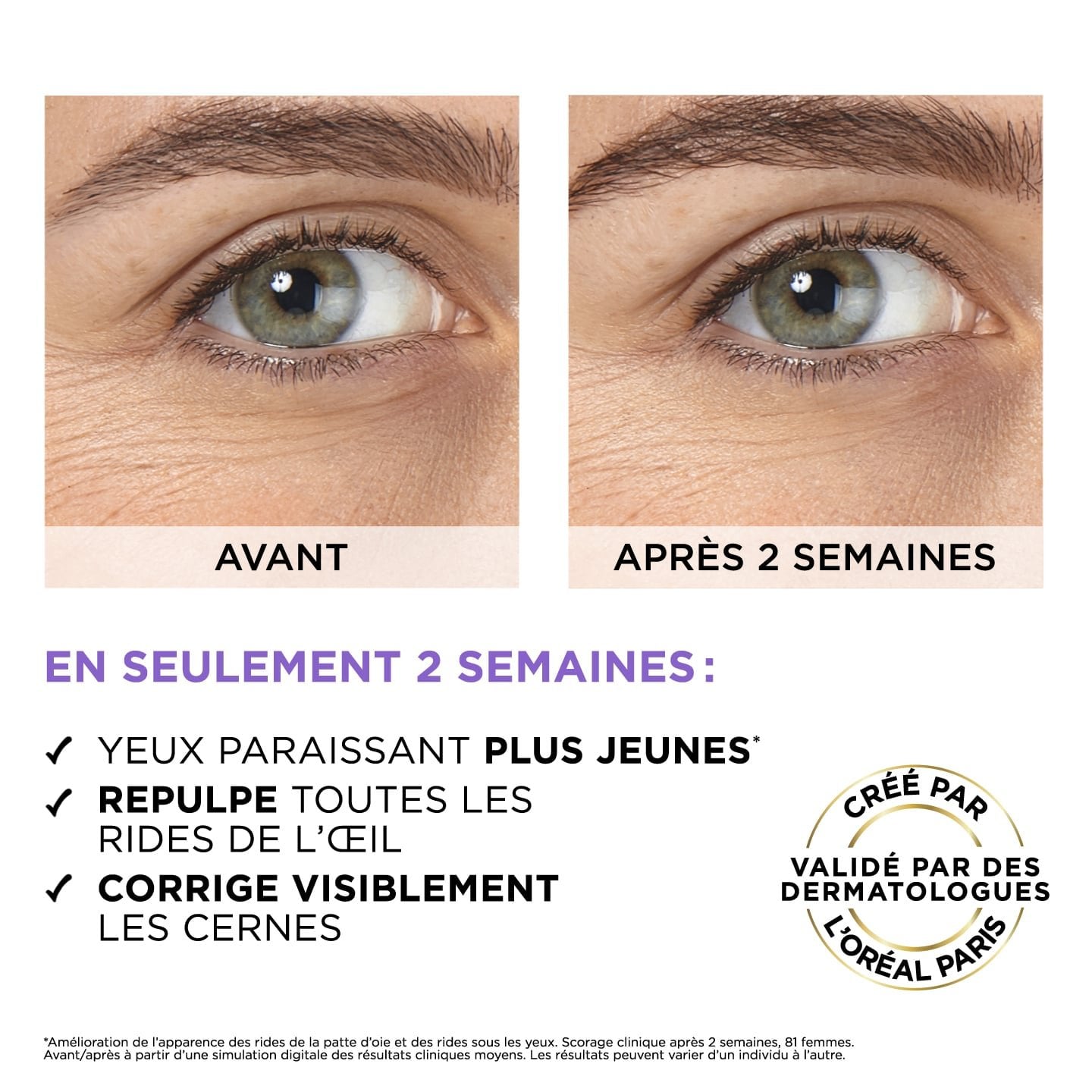 Revitalift Filler Sérum Yeux 2 5 Acide Hyaluronique + Caféine