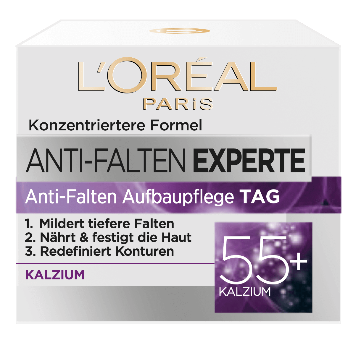 Loreal Anti Falten Experte 55 Inhaltsstoffe Effiziente Nachtpflege 55+ Clacium | L'Oréal Paris