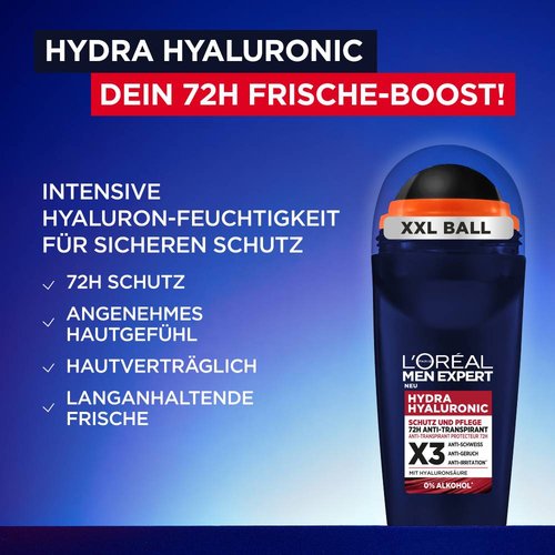 Hydra Hyaluronic Anti Transpirant Roll On 1