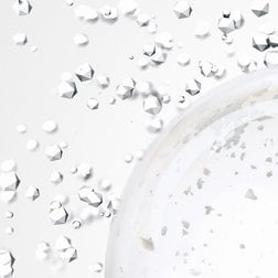 Mikroskopisch vergrößerte Tropfen Adenosin