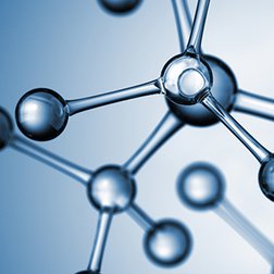 Darstellung einer Pro-Vitamin-B5 Molekül-Verbindung