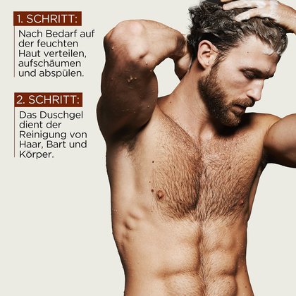 Barber Club Duschgel Anwendungshinweis