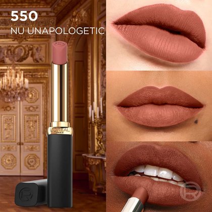 Collage zu Color Riche Intense Volume Matte Lippenstift 550 Le Nude Daring - Produktabbildungen