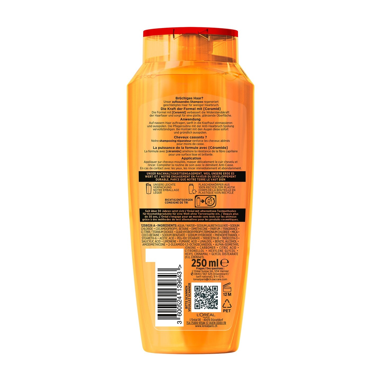 Produktabbildung L'Oréal Elseve Anti Haarbruch Shampo