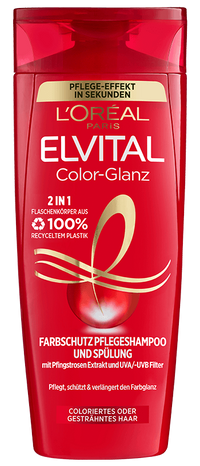 Elvital Color Glanz 2in1 Pflege für coloriertes Haar  - Produktabbildung