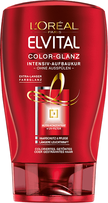 Pflege Fuer Coloriertes Haar Elvital Color Glanz Intensiv Aufbaukur Packshot