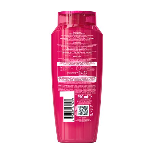 Elseve Color Glanz Farbschutz Pflege Shampoo - Produkt Rückansicht