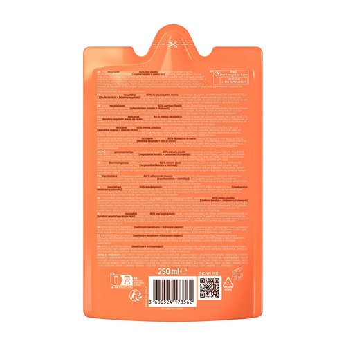 Dream Length Super Aufbau Shampoo Nachfüllpack - Produkt Rückansicht