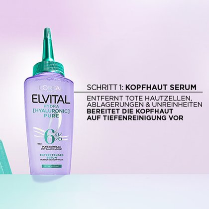 Hydra Hyaluronic Pure Routine: Schritt 1: Kopfhaut Serum