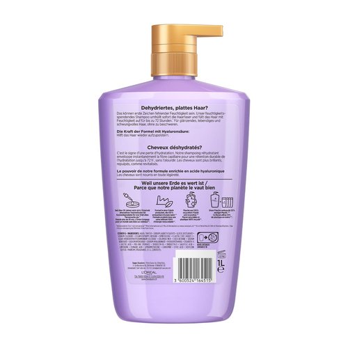 Elvital Hydra Hyaluronic Shampoo XXL Rückseite