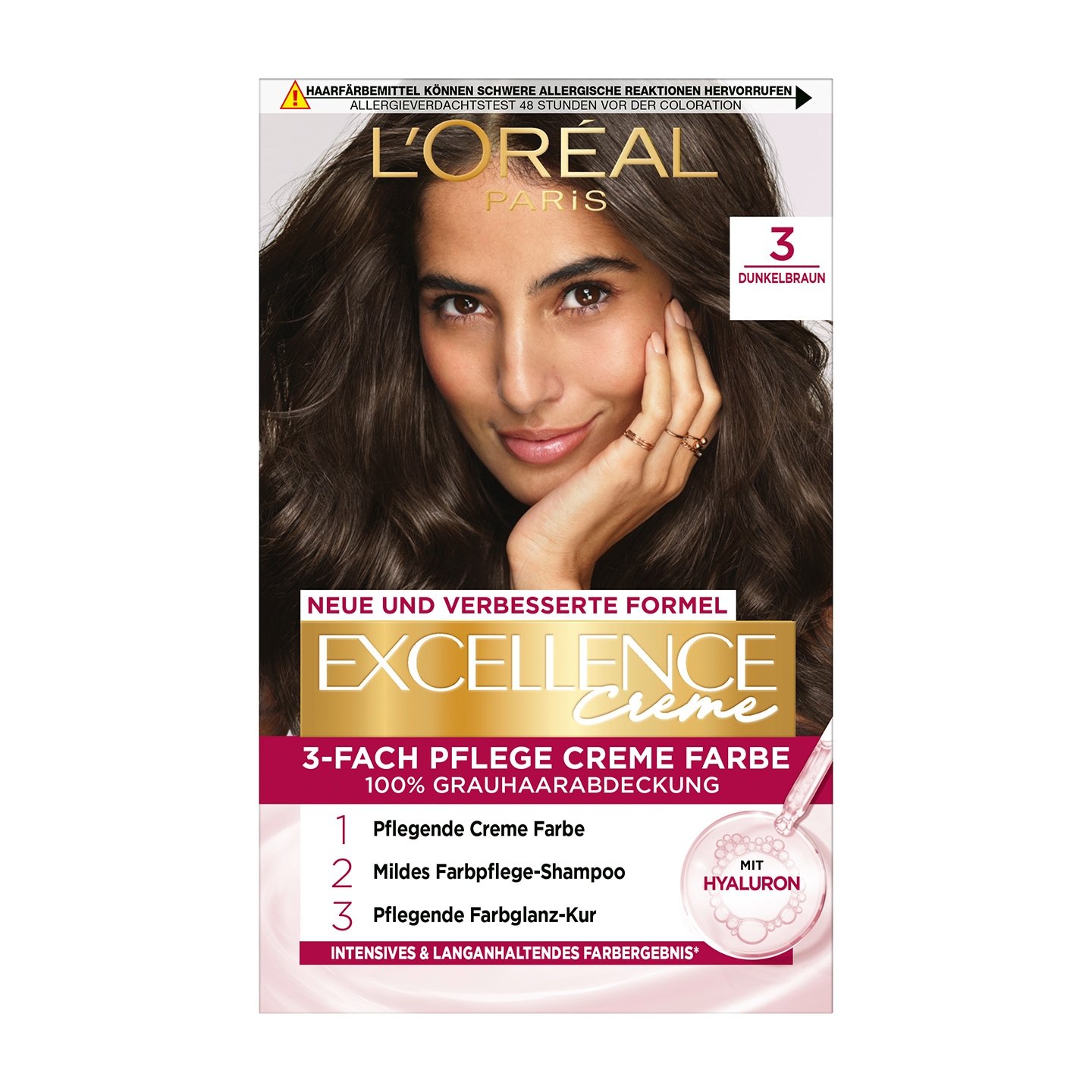 Excellence Creme Dunkelbraun Produktverpackung vorne