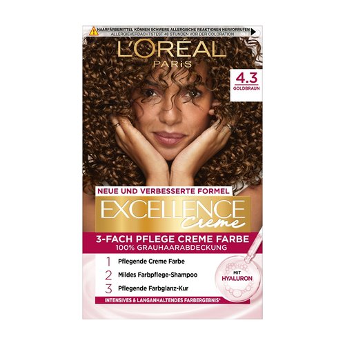 Excellence Creme Goldbraun Produktverpackung vorne