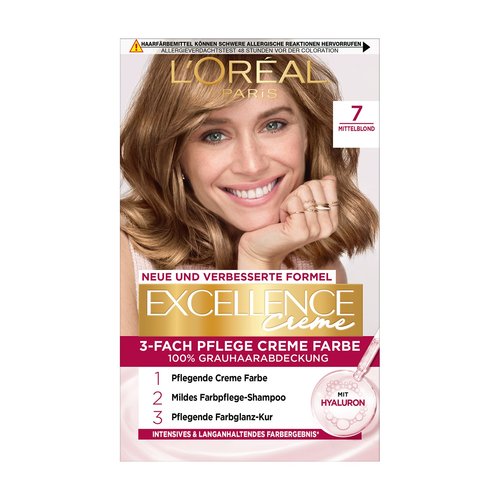 Excellence Creme 7 Mittelblond Produktverpackung