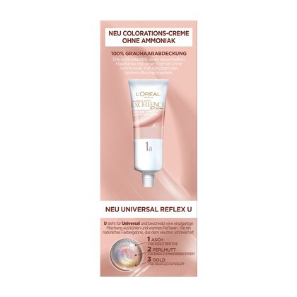 Excellence Universal Nudes Schwarz Colorations-Creme