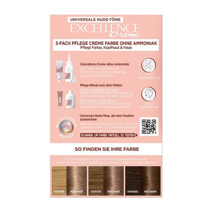 Exellence Universal Nude Dunkelblond 3-Fach Pflege