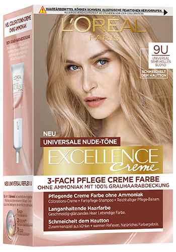 Excellence Universal Nudes 9U Sehr Helles Blond Produktbild