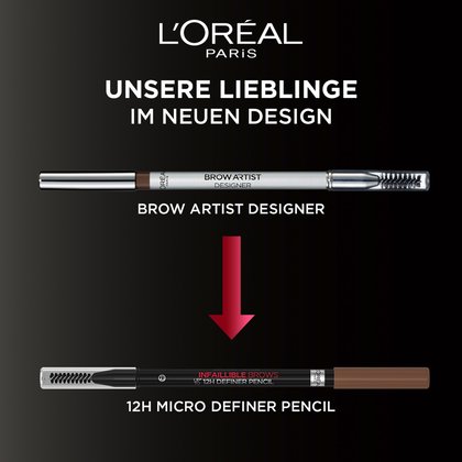 Infaillible Brows 12H Brow Definer Pencil - Produktabbildung - alte und neue Version