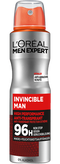 Deo Spray Invincible Man 96H - Produktabbildung