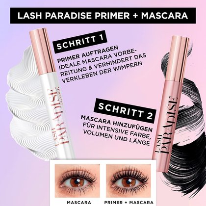 Lash Paradise Black - Anwendungsbeschreibung in zwei Schritten