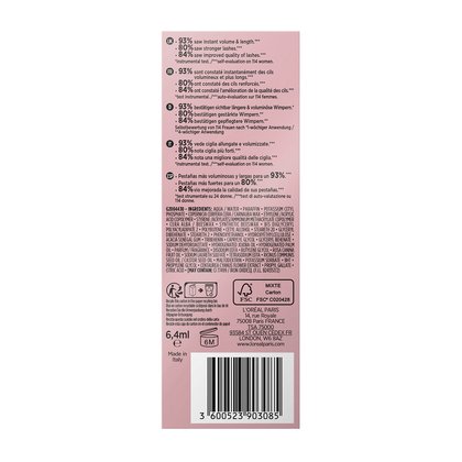 Lash Paradise Black - Verpackung Rückansicht