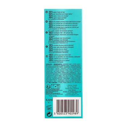 Lash Paradise Waterproof - Verpackung Rückseite
