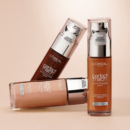 Perfect Match Make-up Product Range - drei Nuancen