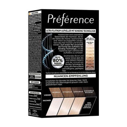 Préférence 9L Bleach Ultra Platinum Produktabbildung hinten