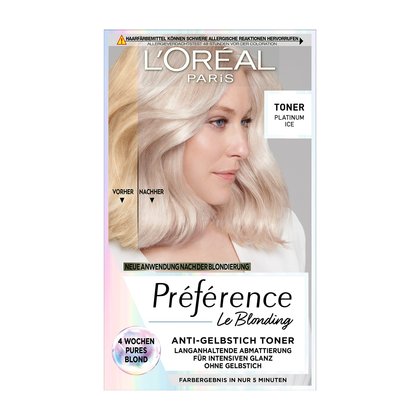 Préférence Le Blonding Toner Platinum Ice Produktabbildung