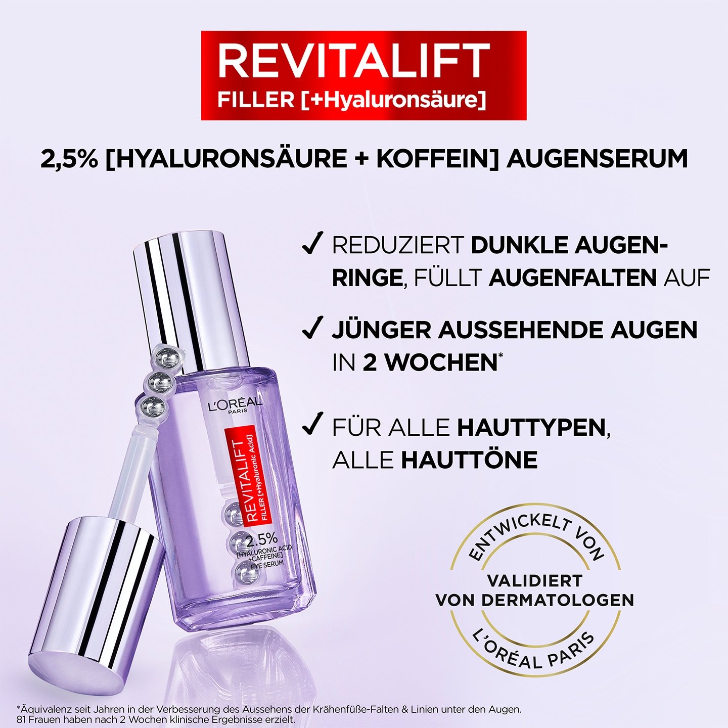 Revitalift Filler Augenserum Vorteile