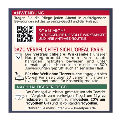 Laser X3 Dreifach-Power Anti-Age Nachtpflege Anwendung