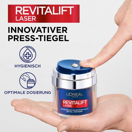 Laser X3 Gepresste Anti Falten Pflege Nacht Anwendung