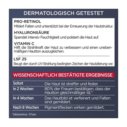 Laser X3 Dreifach-Power Anti-Age Tagespflege LSF25 Produktbeschreibung