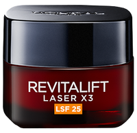 Frontalansicht der Revitalift Laser X3 Dreifach-Power Anti-Age Tagespflege mit LSF 25