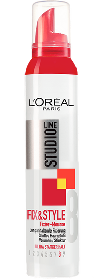 Haarschaum Studio Line Fix And Style Fixier Mousse Packshot